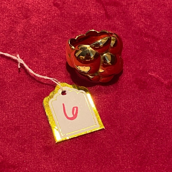 18k Gold Plated Bubble Ring - Picture 3 of 3